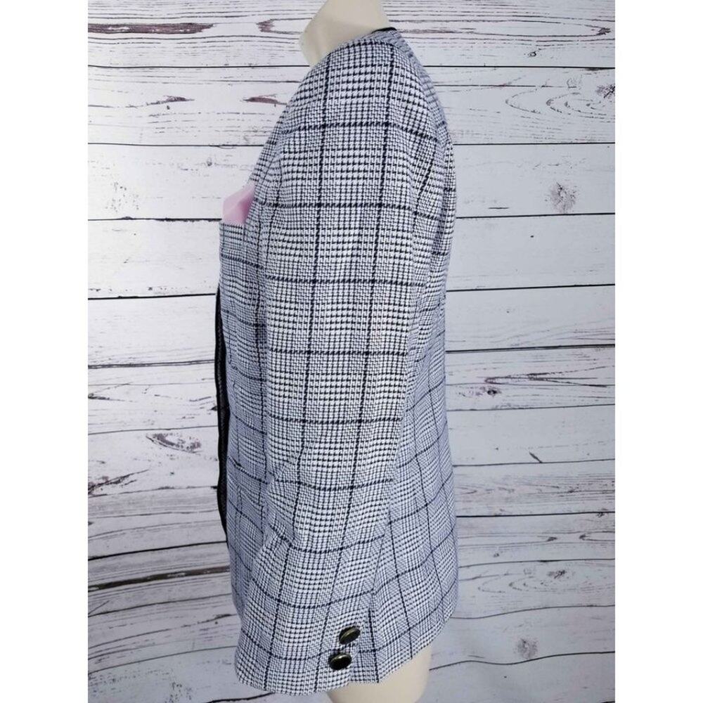 EXECUTIVE COLLECTION SUIT JACKET‎ Career Office Work Formal navy white Size 8 - Picture 2 of 6